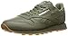 Reebok Men's cl lthr cu Fashion Sneaker, Hunter Green/White Gum, 10.5 M US