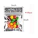 SKEMIX 100 Pack Smell Proof Mylar Bags, 3x4 Inch Resealable Clear Ziplock Mylar Bags Food Safe Plastic Aluminum Material
