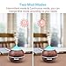 2 PACK Oil Diffuser, 250ml Wood Grain diffuser With 8 Colorful LED Light, Auto Shut Off Cool Mist Humidifier, Adjustable Mode Aroma Diffuser For Baby, Yoga, Spa, Home, Office (2 Pack)thumb 3
