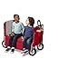 Radio Flyer Stroller Wagon for Kids and Cargo, All-Terrain Wagon with Rubber Tires, Red