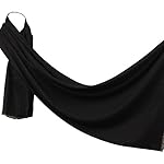 YAOYUE-US Luxurious Large Thick Solid Color Scarves Shawl Soft Pashmina Mulberry Silk Blended Wrap For Womens YAOYUE-US Luxurious Large Thick Solid Color Scarves Shawl Soft Pashmina Mulberry Silk Blended Wrap For Womens