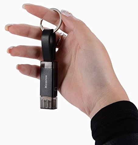 UData Flash Drive [Apple MFI Certified] USB 3.0,Memory Expansion 8-128G, iPhone Charging, Double-way Data Transfer for IOS and Android System，Instant Backup U-shaped Rubber-Black