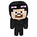 JINX Minecraft Happy Explorer Steve in Enderman Costume Plush Stuffed Toy, Black/Purple, 7