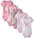 Calvin Klein Baby-Girls Newborn 5 Pack Bodysuits Pink Grey White Group, Multi, 0-3 Months