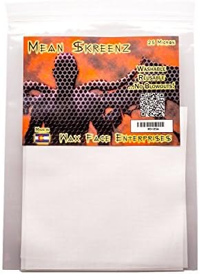 Mean Skreenz, Essential Oil Concentrate Filter: White, 5 In. Silk-screen , 160 Micron 1 Pack of 3 Screens Per Order by Mean Skreenz