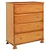 Parker 4 Drawer Dresser, Oak