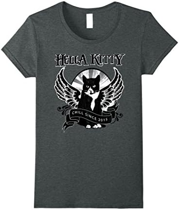 Womens Hella Kitty T-Shirt Small Dark Heather
