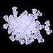 Supla 700 Pcs 7 Colors Earring Backs Clear Rubber Bullet Earring Safety Backs