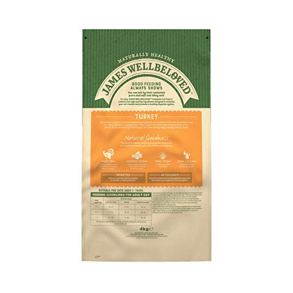 James-Wellbeloved-Complete-Dry-Adult-Cat-Food-Turkey-and-Rice-4-kg James Wellbeloved Adult Turkey 4g
