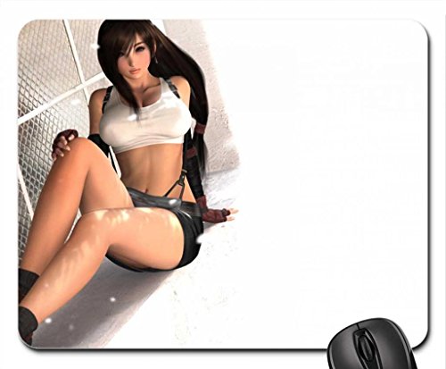 Tifa Lockhart Mouse Pad, Mousepad (10.2 x 8.3 x 0.12 inches)
