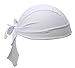 TESOON Unisex Motorcycle Biker Mesh Dew Rag Cooling Skull Cap White