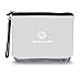 Clear Travel Bag with Heavy Duty Transparent Plastic Pouch, Zipper & Carry Strap - Water Resistant Great for Day Trips, Beach, Pool or Sporting Events. Stands Up for Easy Loading – Black Trim (CTBMSB)