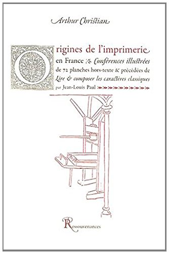 Origines de l'imprimerie en France
