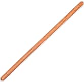 Turkish Rolling Pin, Natural Beech Wood Oklava for Baklava, Phyllo Dough, Pizza, Ravioli, Pasta &amp; Pastry Baking, 18.7 x 0.75 in