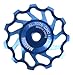 Cycling MTB Road Bike Aluminum Ceramic Bearing Pulley Jockey Wheel for Rear Derailleur 11T (5 Color), 1 Pcs