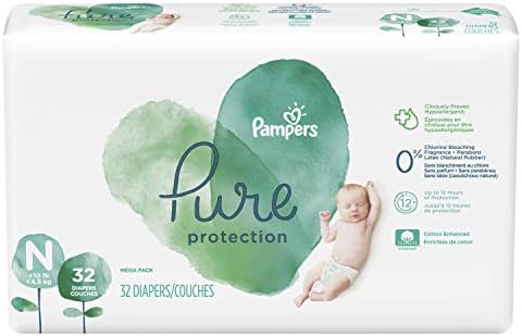 pampers pure newborn size