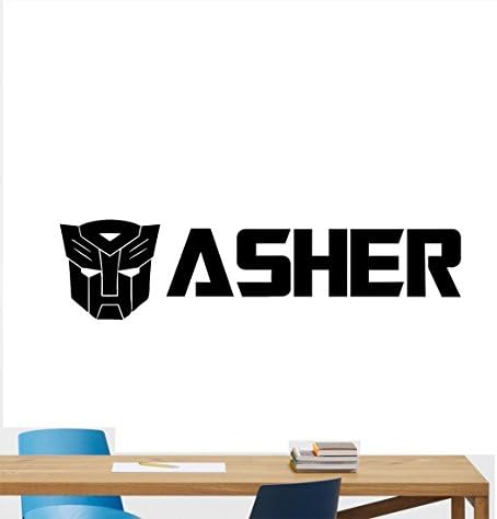 Personalized Transformers Wall Decal Sticker Home Art Interior Decoration Any Room Mural Waterproof Vinyl Sticker