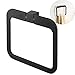 Marmolux Acc Burghead Collection 20832-BL Bath Towel Ring Stainless Steel, Black