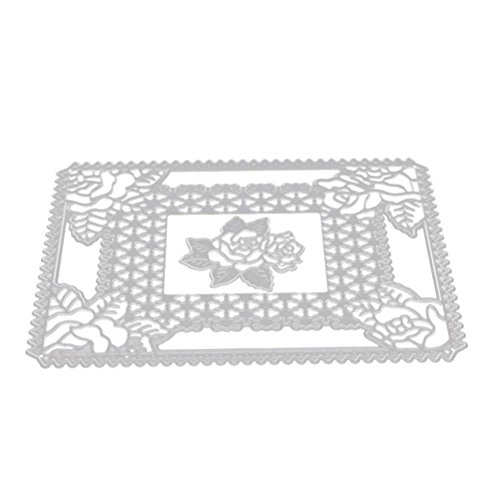 Orangeskycn New Flower Heart Metal Cutting Dies Stencils DIY Scrapbooking Album Paper Card Craft (D) - Thumbnail 3