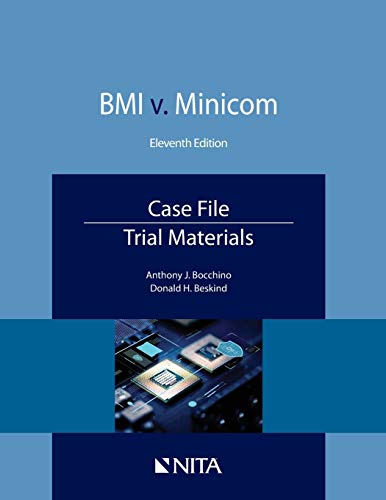 BMI v. Minicom: Case File, Trial Materials (Nita) BMI v. Minicom: Case File, Trial Materials (Nita)