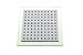 AKDY 8 Inch Square Chrome Rainfall Shower Head with Adjustable Metal Swivel Ball Joint Wall Mount and Top Mount