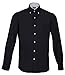 Hugo Boss Men's Dress Shirt (L, BLACK)