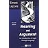 Meaning and Argument: An Introduction to Logic Through Language
