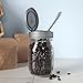 reCAP Mason Jar Flip Lid on Pint Jar, Regular Mouth, Clear/Silver