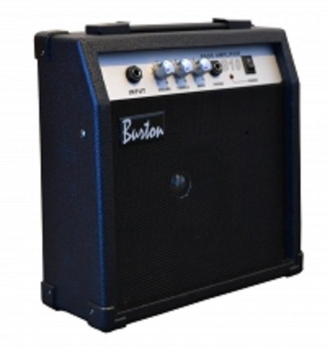 10 Watt Bass (Base) Guitar Amplifier Combo Amp Practice BA-10W & DirectlyCheap(TM) Translucent Blue Medium Pick