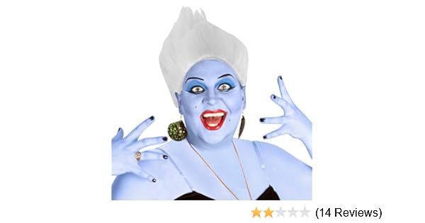Amazon Com Lacey Wigs White Sea Witch Wig Clothing
