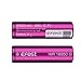 2 Efest Purple IMR 18650 2500 Mah 35a 3.7v Rechargeable Flat Top Batteries