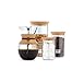 Bodum Pour Over Coffee Maker with Borosilicate Glass Carafe and Stainless Steel Permanent Filter