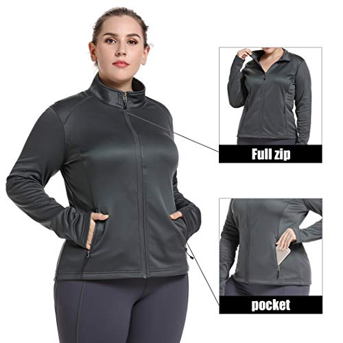plus size workout jacket