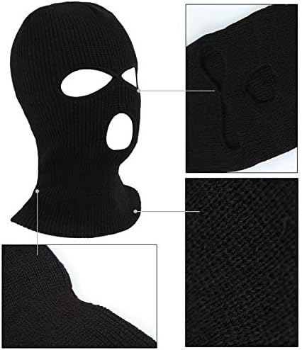 Face mask for winter made of appropriate dimension and warm materials.