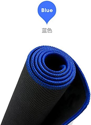 MR ZHU big size mouse pad (23.6*11.8*0.12inch) official gaming mouse pad Non-slip Rubber base Textured Wide Black Mousepad, Stitched Edges blue