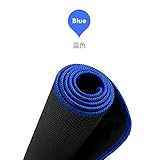 Mr ZHU Big Size Mouse Pad (23.6*11.8*0.079) Official Gaming Mouse Pad Non-slip Rubber Base Textured Wide Black Mousepad, Stitched Edges Blue