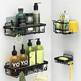 Shower Caddy, Shower Shelf for Inside Shower with 8