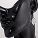 925 Sterling Silver Moonstone Vintage Marquise Shape Rope Edge Dangle Hook Earrings 1.4