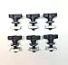 Set of 6 ea Easy On Off Hard Top Fasteners Nuts Bolts KIT/FITS 1997 to 2006 Jeep Wrangler TJ