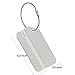 5Pack Silver Color Aluminum Luggage Tag With Name ID Card Perfect to Quickly Spot Luggage Suitcase By CPACC