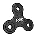 Fidget Spinner,ROOROO Tri-Spinner Fidget Focus Toy Stress Reducer for Kids and Adult Easy Flick and Spin with single/both Hands Toys Perfect For ADHD, Anxiety, Autism (Black)