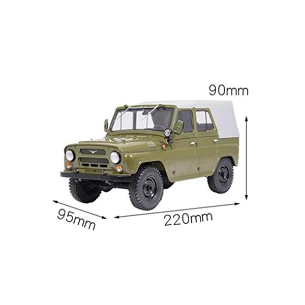 XHH Panzermodell Militärisches Panzermodell, UAZ-469 Offroad-Fahrzeug im Maßstab 1:43, UDSSR-Legierungsmodell, Spielzeug… – Bild 7