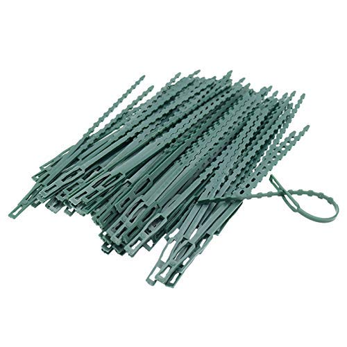 200Pieces Green Garden Twist Ties Versatile Plastic Twist Plant Shrub Ties for Tying Plants and Vines (12.5cm)