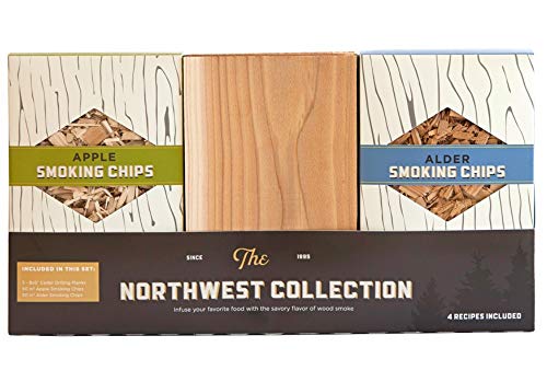 Northwest Collection Grilling Gift Set - Cedar Grilling Planks and Smoking Chips - Thumbnail 3