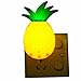Kanzd Night Light Lamp LED Night Lamp Switch Pineapple Fruit Cartoon Series Night Lamp Light Children Bedroom Decor (Yellow)