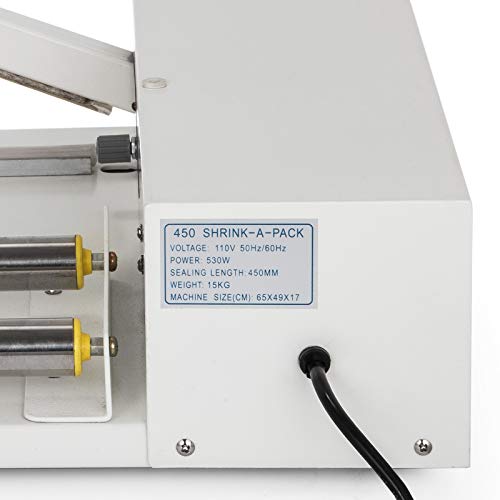 VEVOR Shrink Wrap Machine 24 Inch, Shrink Wrap Sealer SKA600,with Heat