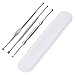 Mudder 3 Pieces Ear Pick Ear Cleaner, 304 Stainless Steel, with Storage Box (Silver)