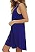MOLERANI Women's Casual Sleeveless Swing Dress Tunic Tank Top Dresses(Royal Blue,XL)