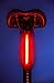 Ultra Bright Bike Light Garrett Pro Torch Tail Light - USB Rechargeable - 168T - LED - Helmet and Frame Adjustable - Safety Red Light - Water Resistant - Mountain and Road Compatible
