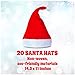 Santa Hat - 20 Pack - Plain Design - Red & White - Wear at A Christmas Party - Perfect Accessory for Santa Claus Costume - Celebrate Xmas with Family & Friends